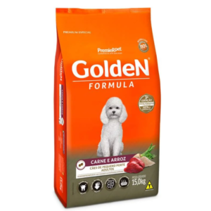 Ração Golden Cão Adulto Raças Pequenas Carne e Arroz