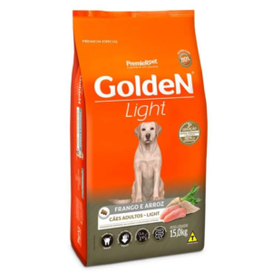 Ração Golden Light Cão Raças Médias e Grandes Frango e Arroz