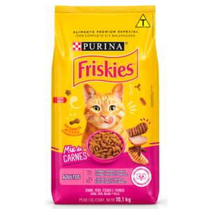 Ração Friskies Gatos Adultos Mix de Carnes