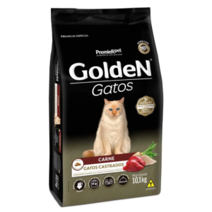 Ração Golden Gatos Castrados Carne