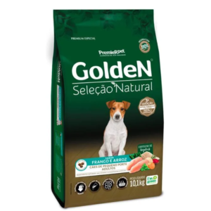 Ração Golden Seleção Natural Cão Adulto Raças Pequenas Frango e Arroz