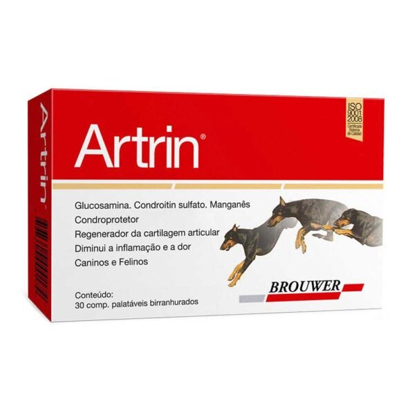 Suplemento Condroprotetor Artrin Brouwer para cão - 30 Comprimidos