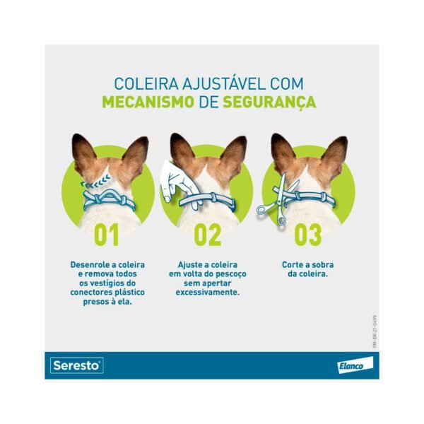 Coleira Antipulgas e Carrapatos Seresto cães e gatos - Imagem 7