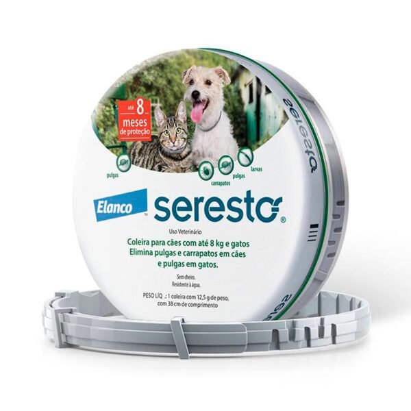 Coleira Antipulgas e Carrapatos Seresto cães e gatos - Imagem 2