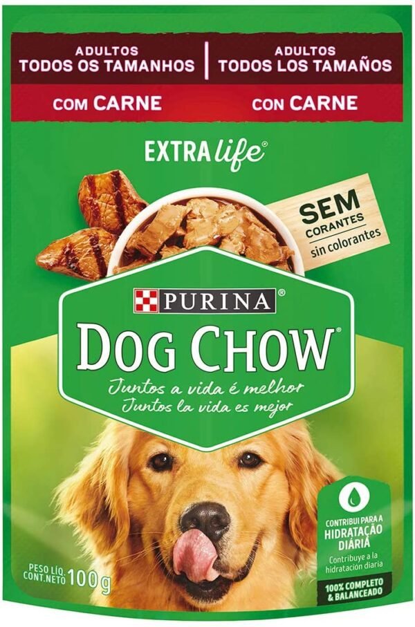 Ração Úmida Sachê Cão Dog Chow Sabores 100g - Image 4