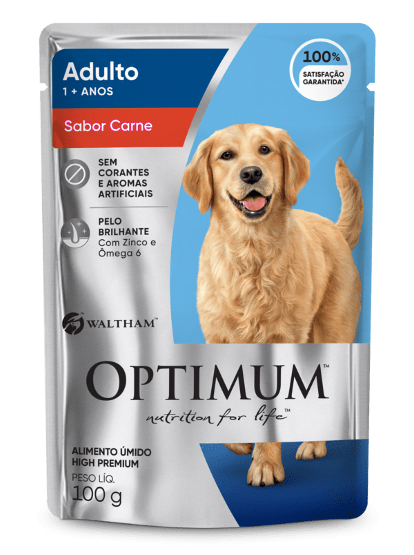 Ração Úmida Sachê Optimum Cão Sabores 100g - Imagem 6
