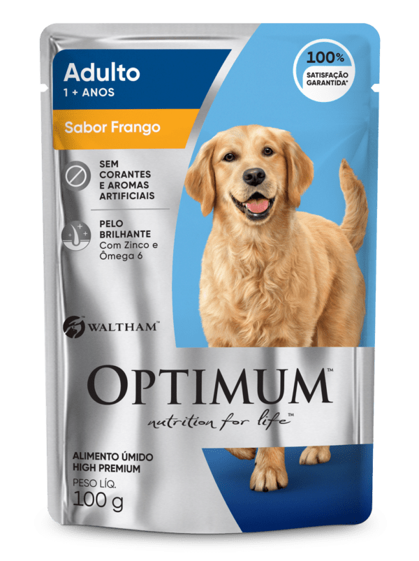 Ração Úmida Sachê Optimum Cão Sabores 100g - Imagem 5