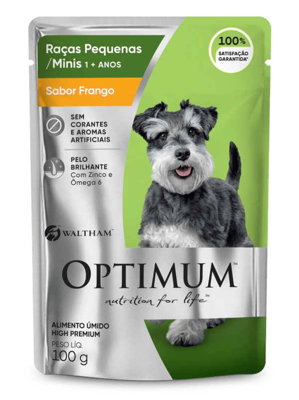Ração Úmida Sachê Optimum Cão Sabores 100g - Imagem 3