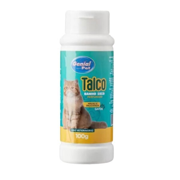 Talco Banho Seco Genial Pet p/ Gatos 100g