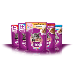 Ração Úmida Sachê Whiskas Gato Sabores 85g