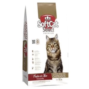 Ração SoftCat Select Premium Gatos Castrados Frutos do Mar