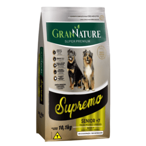 Ração Gran Nature Super Premium Cão Sênior Raças Médias e Grandes