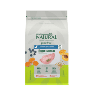 Ração Guabi Natural Grain Free Cão Adulto Raças Pequenas Frango e Lentilha 10kg