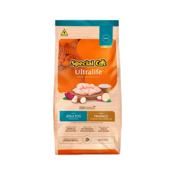 Ração Special Cat Ultralife Gatos Adultos Frango