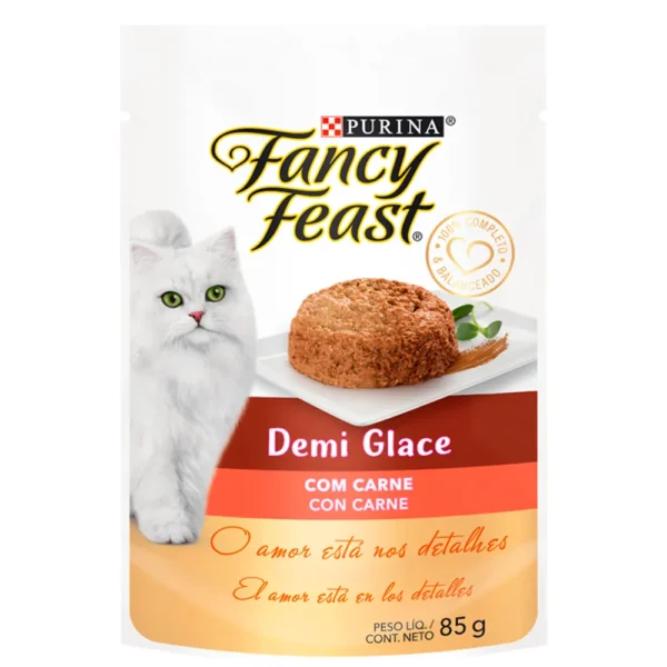 Ração Úmida Sachê Fancy Feast Gato Sabores 85g - Imagem 4