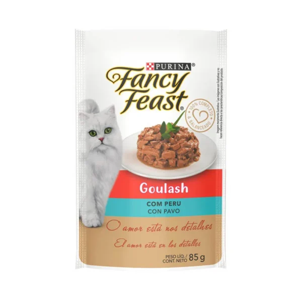 Ração Úmida Sachê Fancy Feast Gato Sabores 85g - Imagem 6
