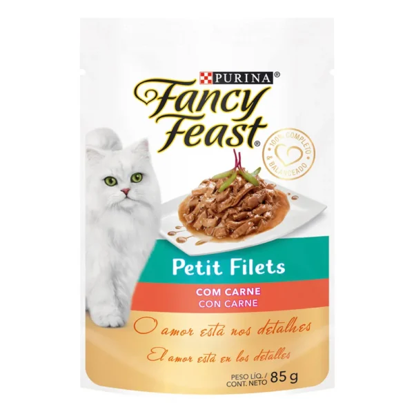 Ração Úmida Sachê Fancy Feast Gato Sabores 85g - Imagem 8