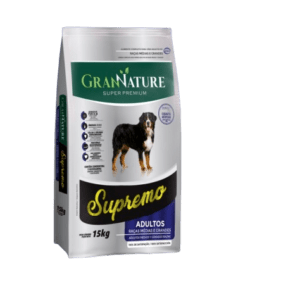 Ração Gran Nature Super Premium Cão Adulto Raças Médias e Grandes
