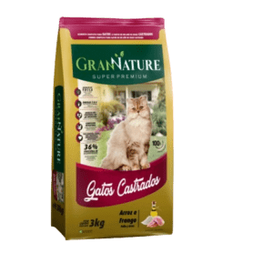 Ração Gran Nature Super Premium Gatos Castrados