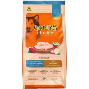 Ração Special Dog Ultralife Light Cão Adulto Raças Médias e Grandes