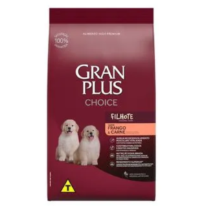 Ração GranPlus Choice Cães Filhotes Frango e Carne