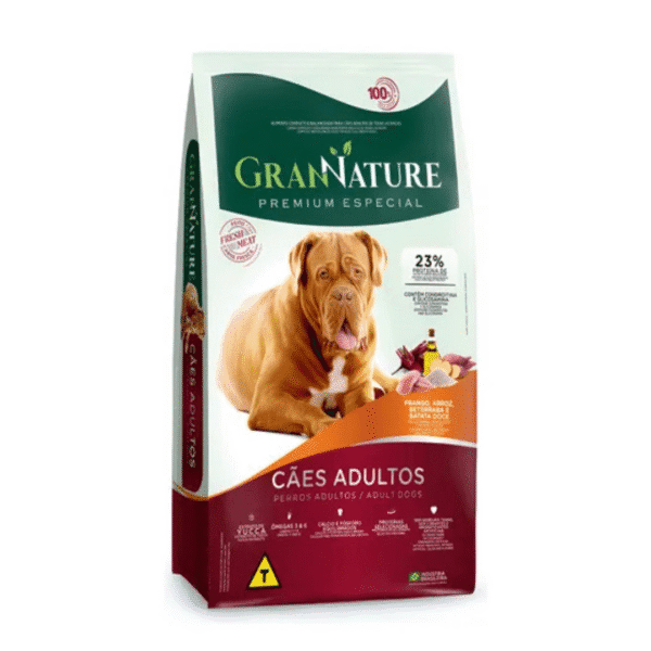 Ração Gran Nature Premium Especial Cão Adulto Raças Médias e Grandes
