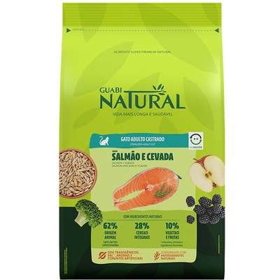 Ração Guabi Natural Gatos Adultos Salmão e Cevada 7,5kg