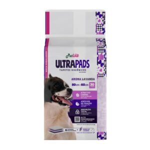 Tapete Higiênico Pet Like Ultra Pads Lavanda 80x60 c/30 unidades