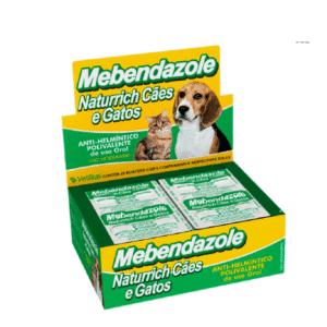 Vermífugo Mebendazole para cão/gato até 10kg (cartela c/6 comp.)