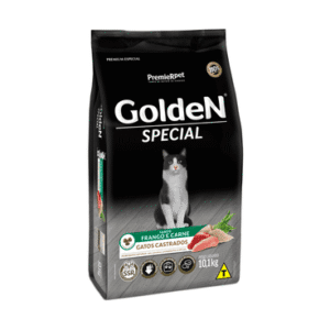 Ração Golden Special Gatos Castrados Frango e Carne