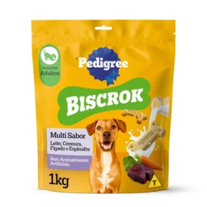Biscoito Pedigree Biscrok para Cão Adulto Multi 500g