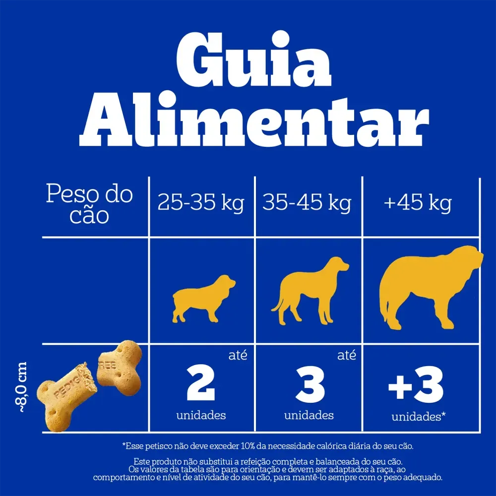 Biscoito Pedigree Biscrok para Cão Adulto Raças Grandes - Imagem 8