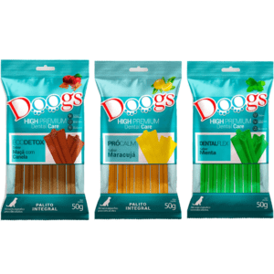 Petisco Palito Dental Doogs 50g para Cães