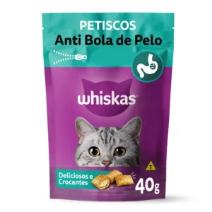 Petisco Whiskas Anti Bola de Pelo Gatos Adultos