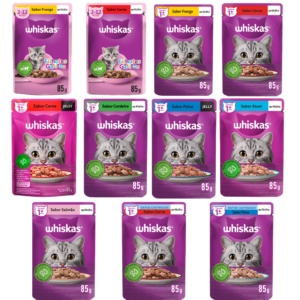 Ração Úmida Sachê Whiskas Gatos 85g
