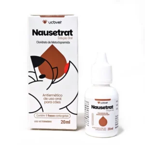 Nausetrat Solução Oral 20ml – Alívio Rápido Contra Vômitos e Náuseas para Cães e Gatos