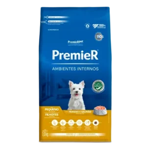Ração Premier Ambientes Internos Cães Filhotes Raças Pequenas