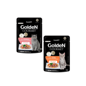 Ração Úmida Sachê Golden Gourmet Gatos Adultos 70g