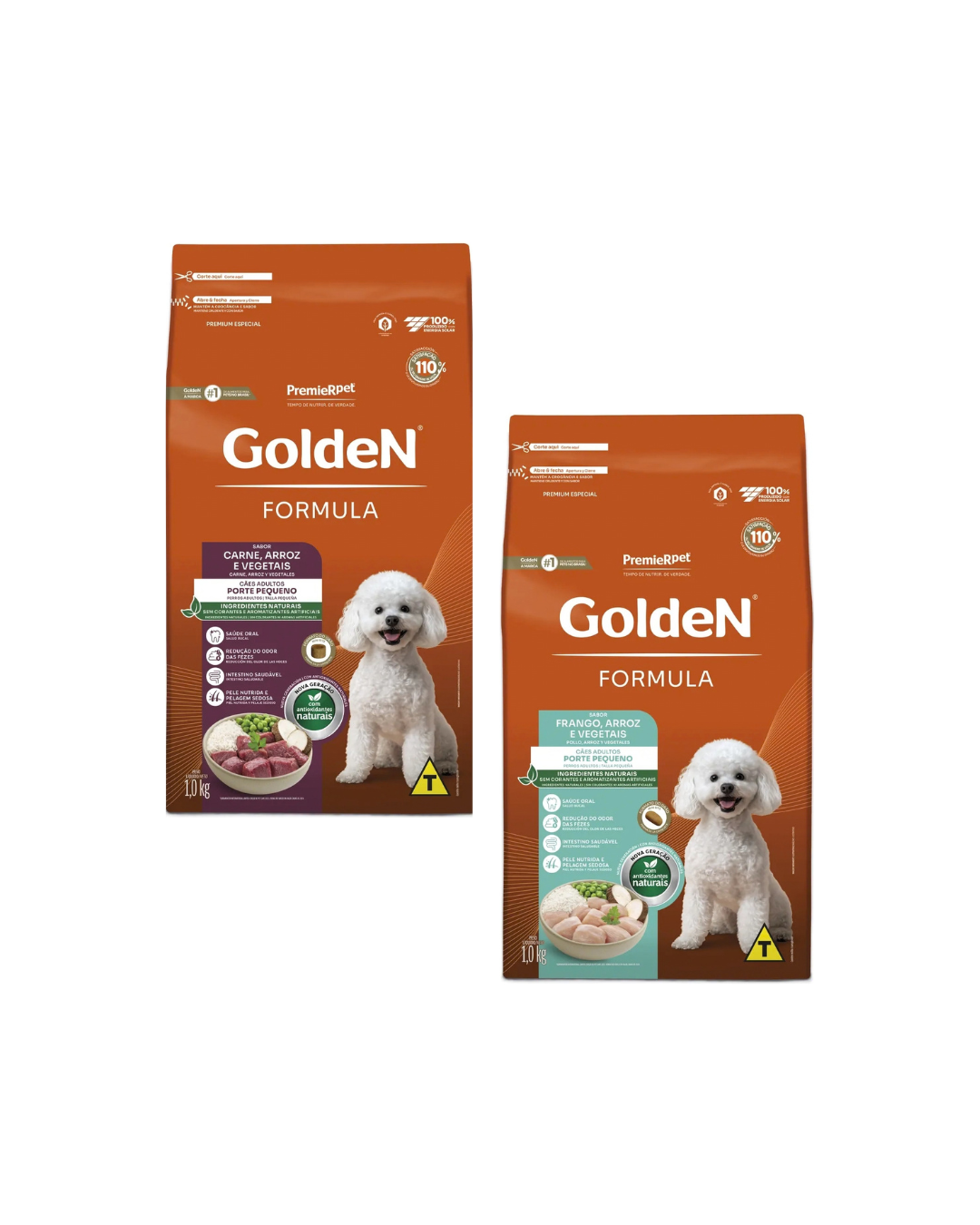 Ração Golden Cão Adulto Raças Pequenas - 1kg
