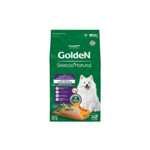 Ração Golden Seleção Natural Cão Adulto Raças Pequenas Frango, Abóbora e Alecrim - 10kg