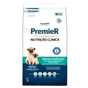 Ração Premier Nutrição Clínica Hipoalergênico Cães Raças Pequenas Proteína Hidrolisada 2 kg