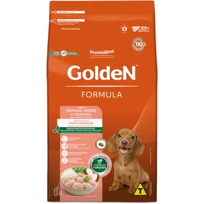 Ração Golden Cão Filhote Pequenas Raças - 1kg