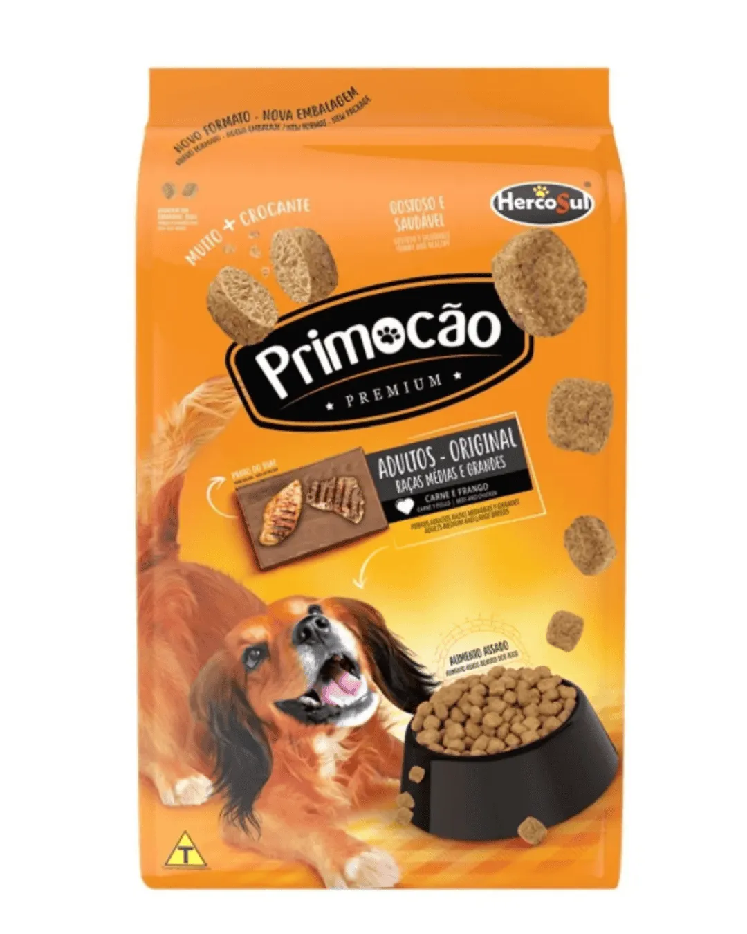 Ração Primocão Original Cão Adulto Raças Médias e Grandes