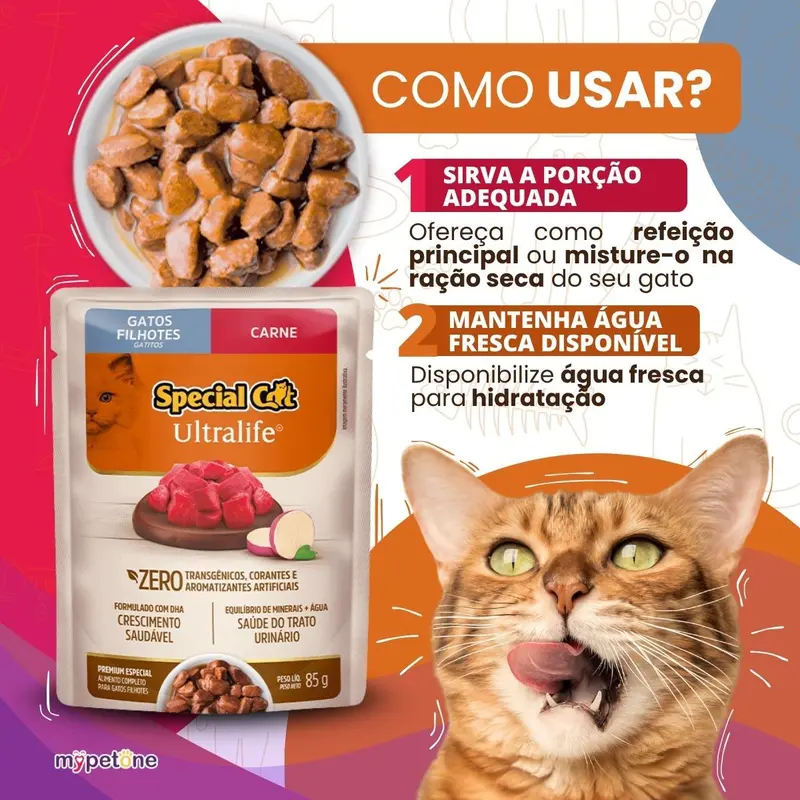 Sachê Special Cat Ultralife Filhotes - 85g - Imagem 3
