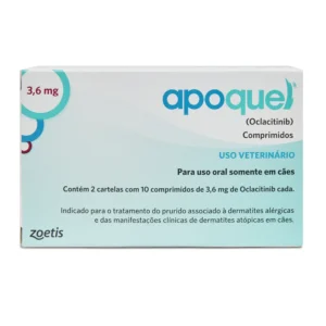 Apoquel 3,6mg - Tratamento para Coeceira em Cães