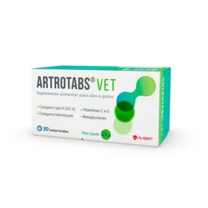 Artrotabs - Suplemento Alimentar para Cães e Gatos - 30 comprimidos
