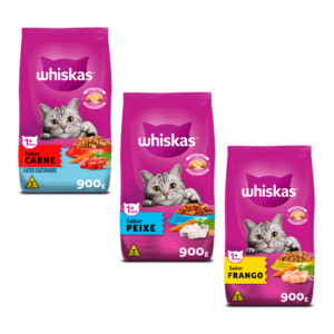 Ração Whiskas Gatos Sabores 900g
