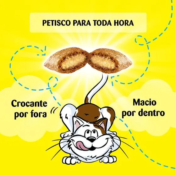 Petisco de Gato Dreamies Sabor Carne 150g - Imagem 2