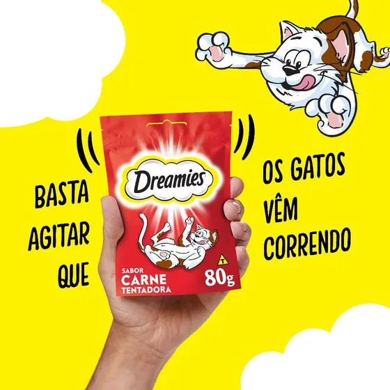 Petisco de Gato Dreamies Sabores 80g - Imagem 2