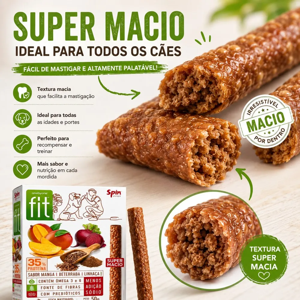 Petisco Spin Pet Stick Fit Gourmet para Cães - Imagem 3